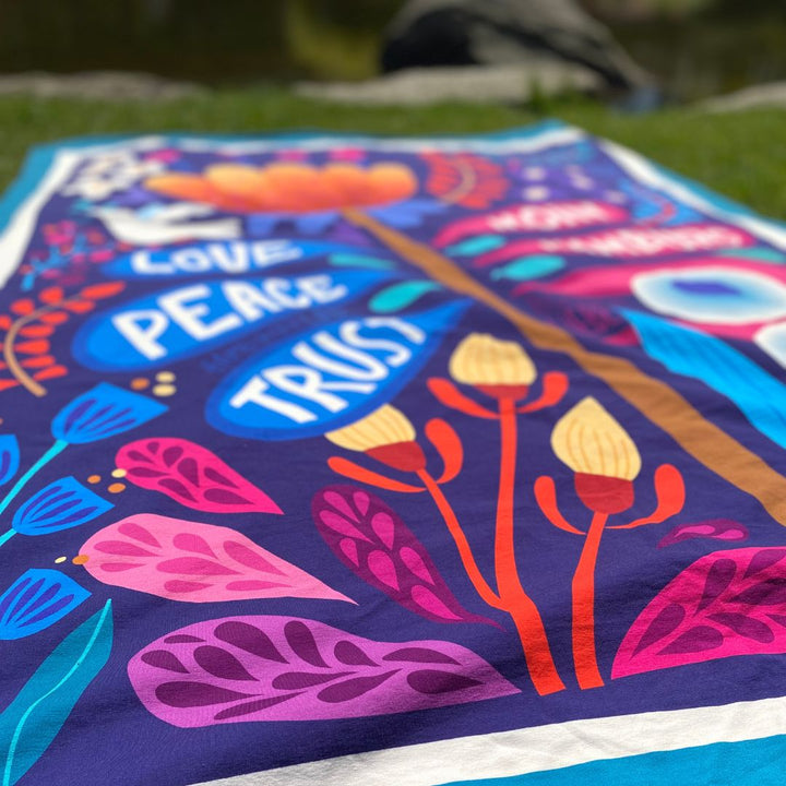 Picknickliebes Picknickdecke rosé